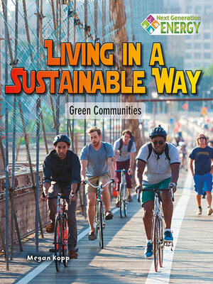 cover image of Living in a Sustainable Way
